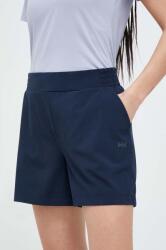 Helly Hansen kültéri rövidnadrág Thalia 2.0 sötétkék, sima, magas derekú, 34328 - sötétkék S