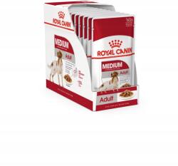 Royal Canin Shn Medium Adult eledel szószban 10X140G
