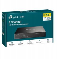 TP-Link Felvevő eszköz TP-Link Vigi NVR1008H-8P 8 csatornás, 8x Lan PoE-vel, 2x Usb (VIGI NVR1008H-8P)