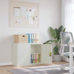 vidaXL világosszürke acél irattartó szekrény 90 x 40 x 70 cm (339721) - vidaxl