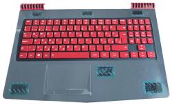 Lenovo Legion Y520 Y520-15IKB Y520-15IKBA R720-15IKB series piros háttérvilágítással (backlit) szürke (gray) burkolattal (topcase) touchpaddel magyar (HU) laptop/notebook billentyűzet gyári