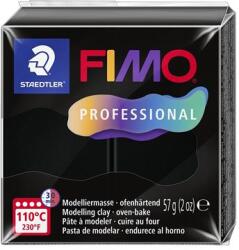 FIMO Gyurma, 57 g, égethető, FIMO Professional , fekete (8040-9) - kellekanyagonline