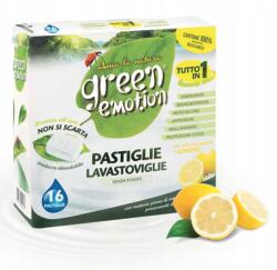  Mosogatógéptabletta, bio, Citrom, Green Emotion, 16 db (800613054069)