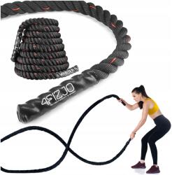 4FIZJO Crossfit Edzőkötél Power Battle Rope Izomerősítéshez 4FIZJO 9 m (Power Battle Rope 4FIZJO lina treningowa 9 m)