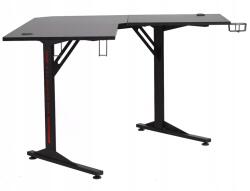SIGNAL MEBLE Számítógép sarok íróasztal B-219 fekete gamer Sig (B219C)