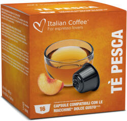 Italian Coffee Kapszulák Dolce Gusto Te Pesca Őszibarack tea 16 db