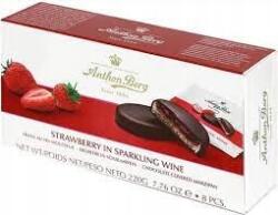 Anthon Berg Strawberry Sparkling Wine eper ízű pezsgő 220 g