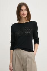 TWINSET pulóver könnyű, női, fekete, 251TP3432 - fekete M