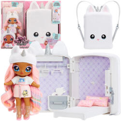 MGA Entertainment Na! Na! Na! Surprise Szett 3IN1 Whitney Sparkles Fehér Unikornis Hátizsák (592365)