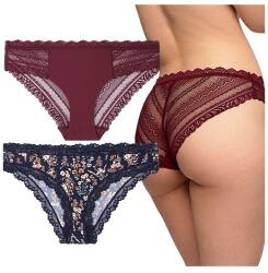 Moraj BCL1900-004 2 pack csípőbugyik, borvörös és kék, M
