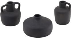 Kave Home Három fekete vázából álló készlet Kave Home Sofra 6/8/8 cm (LF-D1300236KK01)