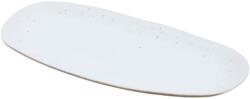 Kave Home Fehér kerámia tálaló tányér Kave Home Publia 35, 5 x 17, 5 cm (LF-R1020098KK05)