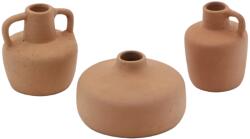 Kave Home Három terrakotta vörös vázából álló készlet Kave Home Sofra 6/8/8 cm (LF-D1300239KK86)