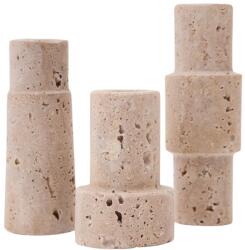 Kave Home Három kőből álló gyertyatartó készlet Kave Home Majid (LF-D00040PR12)