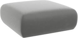 Windsor & Co Világosszürke bársony lábzsámoly Windsor & Co Lola 100 x 100 cm (WIN_POUF_L_184_F1_LOLA5)