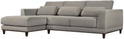 Windsor & Co Világosszürke kordbársony sarokkanapé Windsor & Co Leon 260 cm, bal (WIN_LC_100_F1_LEON6)