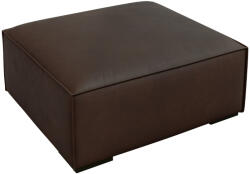 Windsor & Co Sötétbarna bőr zsámoly Windsor & Co Madame 100 x 100 cm (WIN_POUF_71_F1_MADAME6)
