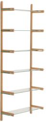 Kave Home Üveg moduláris polc Kave Home Sitra 202 x 90 cm (LF-M00006MM40)