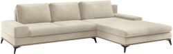 Windsor & Co Astre 315 cm-es bézs bársony összecsukható sarokkanapé, jobb (WIN_RCF_46_F1_ASTRE7)