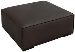 Windsor & Co Grafitszürke bőr zsámoly Windsor & Co Madame 100 x 100 cm (WIN_POUF_71_F1_MADAME2)