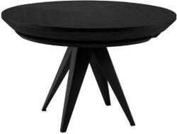 Windsor & Co Fekete tölgy összecsukható étkezőasztal Windsor & Co Magnus 130 x 130-230 cm (WIN_TAB_EXT_130_MAGNUS2)