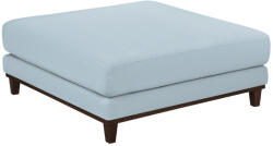 Windsor & Co Világoskék kordbársony lábzsámoly Windsor & Co Leon 108 x 108 cm (WIN_POUF_100_F1_LEON4)