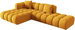 Windsor & Co Sárga bársony sarokkanapé Windsor & Co Halley 309 cm, bal (WIN_LCO_51_F1_HALLEY4)