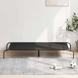vidaXL fekete oxford szövet és acél emelt kutyafekhely 150x90x20 cm (42000841)