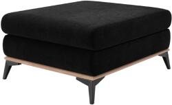 Windsor & Co Fekete bársony lábzsámoly Windsor & Co Astre 106 x 78 cm (WIN_POUF_46_F1_ASTRE8)