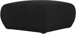 Windsor & Co Fekete bouclé lábtartó Windsor & Co Lola 75 x 75 cm (WIN_POUF_M_101_F1_LOLA8)