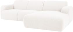Windsor & Co Fehér bouclé sarokkanapé Windsor & Co Lola 250 cm, jobb (WIN_RC_101_F1_LOLA1)