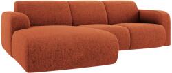 Windsor & Co Terrakotta piros kárpitozott sarokkanapé Windsor & Co Lola II. 250 cm, bal (WIN_LC_140_F1_LOLA3)