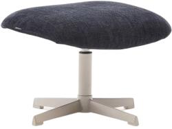 Kave Home Kék kárpitozott lábzsámoly Kave Home Teryl 58 x 42, 5 cm (LF-S1500008JO25)