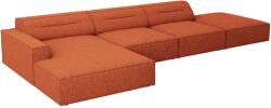 Windsor & Co Terrakotta piros kárpitozott sarokkanapé Windsor & Co Lupus 341 cm, bal (WIN_LCO_140_F1_LUPUS3)