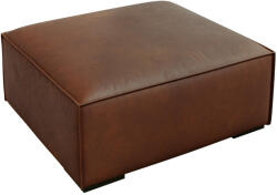 Windsor & Co Konyakbarna bőr zsámoly Windsor & Co Madame 100 x 100 cm (WIN_POUF_71_F1_MADAME5)