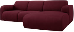 Windsor & Co Bordó piros kárpitozott sarokkanapé Windsor & Co Lola 250 cm, jobb (WIN_RC_143_F1_LOLA3)