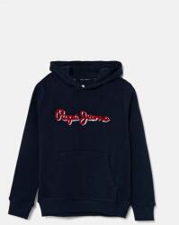 Pepe Jeans gyerek felső NEW LAMONTY HOODIE sötétkék, melange, kapucnis, PB581614 - sötétkék 164