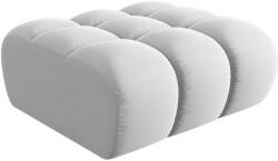 Windsor & Co Világosszürke bársony lábzsámoly Windsor & Co Halley 94 x 94 cm (WIN_POUF_51_F1_HALLEY8)