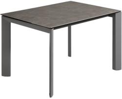 Kave Home Szürke kerámia bővíthető étkezőasztal Kave Home Axis VI. 120/180 x 80 cm (LF-CC0184VC)