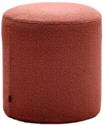 Kave Home Terrakotta vörös bouclé Kave Home Kaeli puff, 43 cm (LF-S84080HI59)