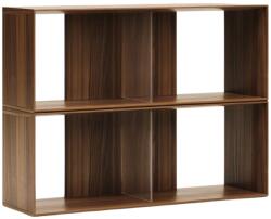 Kave Home Két diófa moduláris polc készlet Kave Home Litto (LF-M1400007MM41)