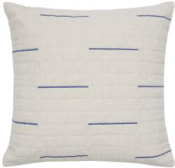 Kave Home Fehér-kék párnahuzat Kave Home Blaina 45 x 45 cm (LF-X00028FA26)