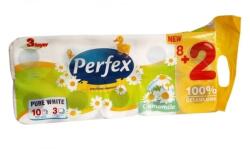 Perfex Camomile Wc papír 8+2 3 rétegű (8600101745958)