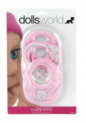 Dolls World Előke babáknak 3 db (5018621087145)