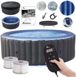 MSpa Felfújható hidromasszázs medence kerek Spa MSpa Bergen 6os 204cm 930L (C-BE061)