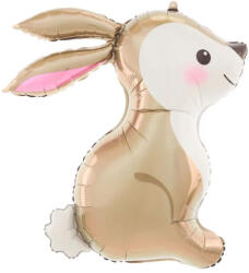 Mezőfi Team Kft Nyuszi, mosolygó fólia lufi, 56*73 cm