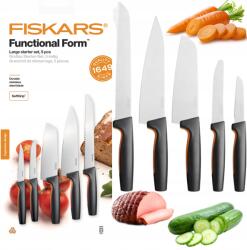 Fiskars 5 Db-os Késkészlet Fiskars Séf Ff Dobozban Éles Konyhakés Szett (1057558)