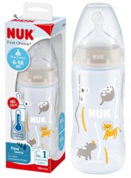 Nuk Cumisüveg First Choice 300ML Flow Control Cumi 6-18M 6M+ (741103)