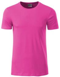 Daiber Tricou clasic pentru bărbați din bumbac organic 8008 - Roz | 3XL (8008-1778982)