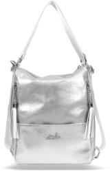  Zellia Női Válltáska/Hátizsáká Alakítható 22199 Ezüst - Monaco-Bari - (40703169)